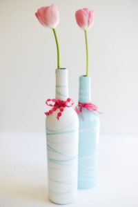 13 DIY Glass Bottle Home Decor Ideas - Mindful of the Home