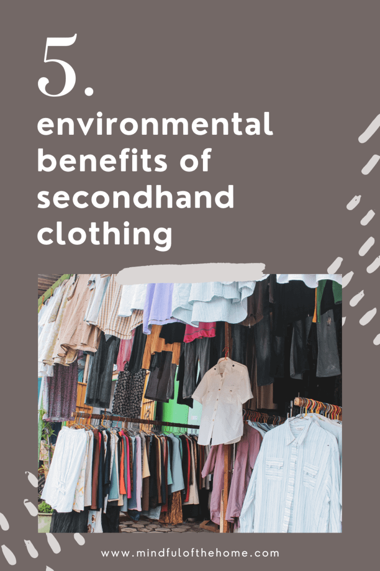 5 Ways Secondhand Clothing Benefits The Environment - Mindful Of The Home