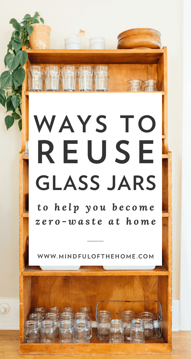 Reuse Glass Jars for DIY Bathroom Storage • Refresh Living