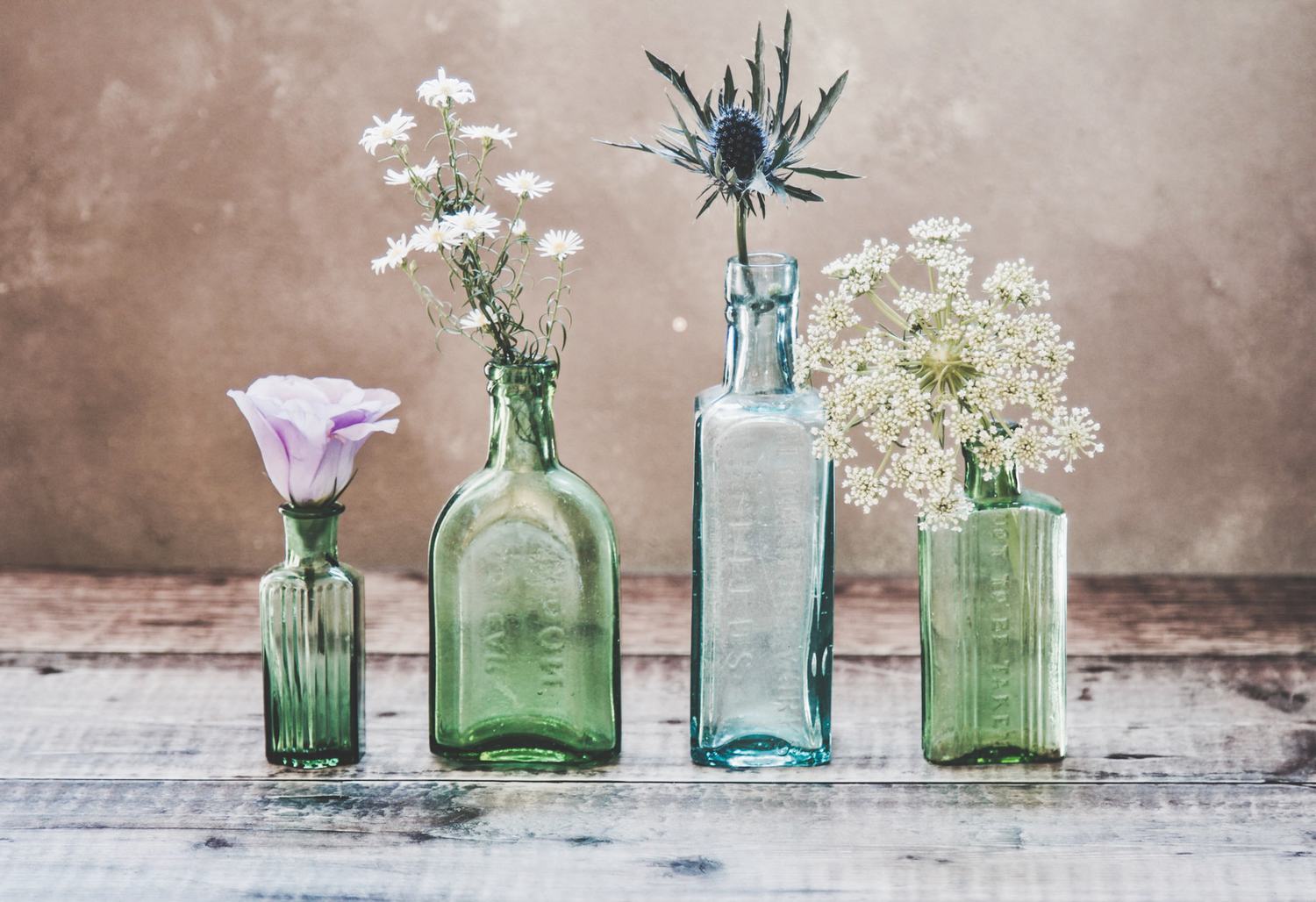 Martha Stewart Crafts Etched Glass Vase - Sand and Sisal