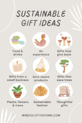 15 Sustainable Gift Ideas For Anyone On Your List - Mindful Of The Home