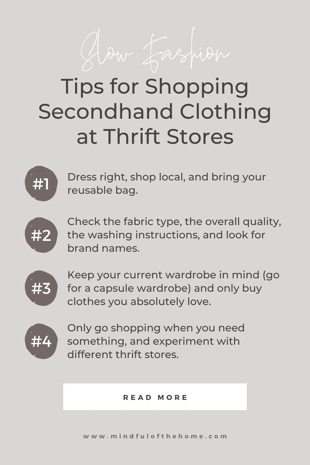 15 Tips to Get the Best Clothing Haul at Thrift Stores - Mindful of the ...