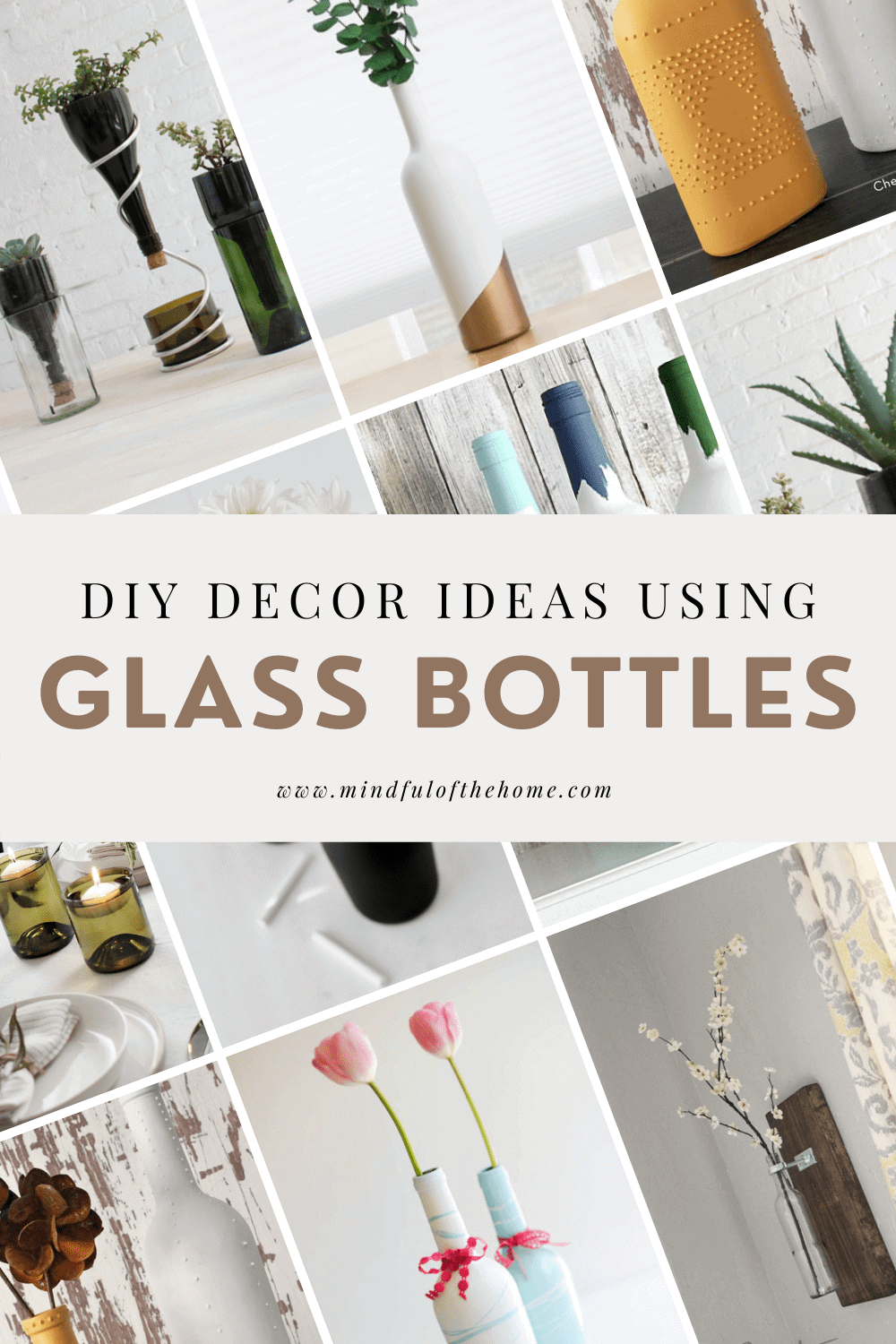 Recycled Bottle Ideas: Clever Reuse Projects - Mod Podge Rocks